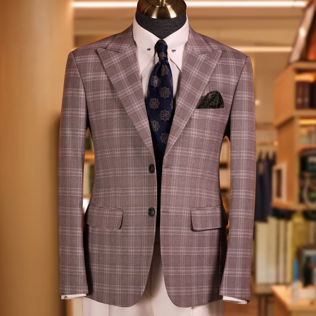 Bộ Vest Caro Dạ Hồng 1