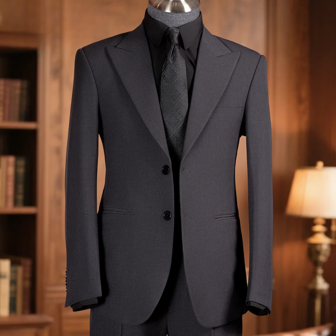 Bộ Vest Xám Đậm 1