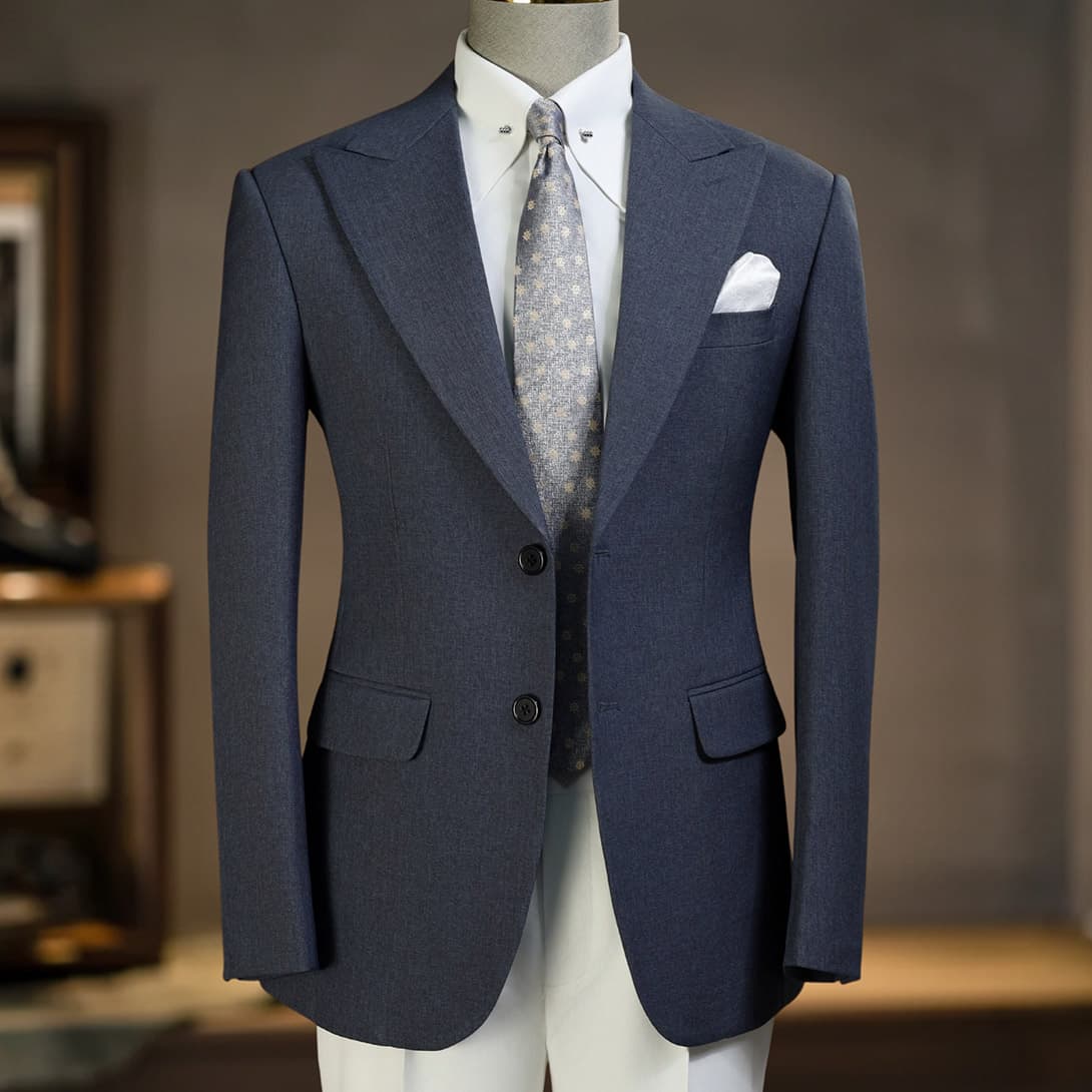 Bộ Vest Xám Xanh 1