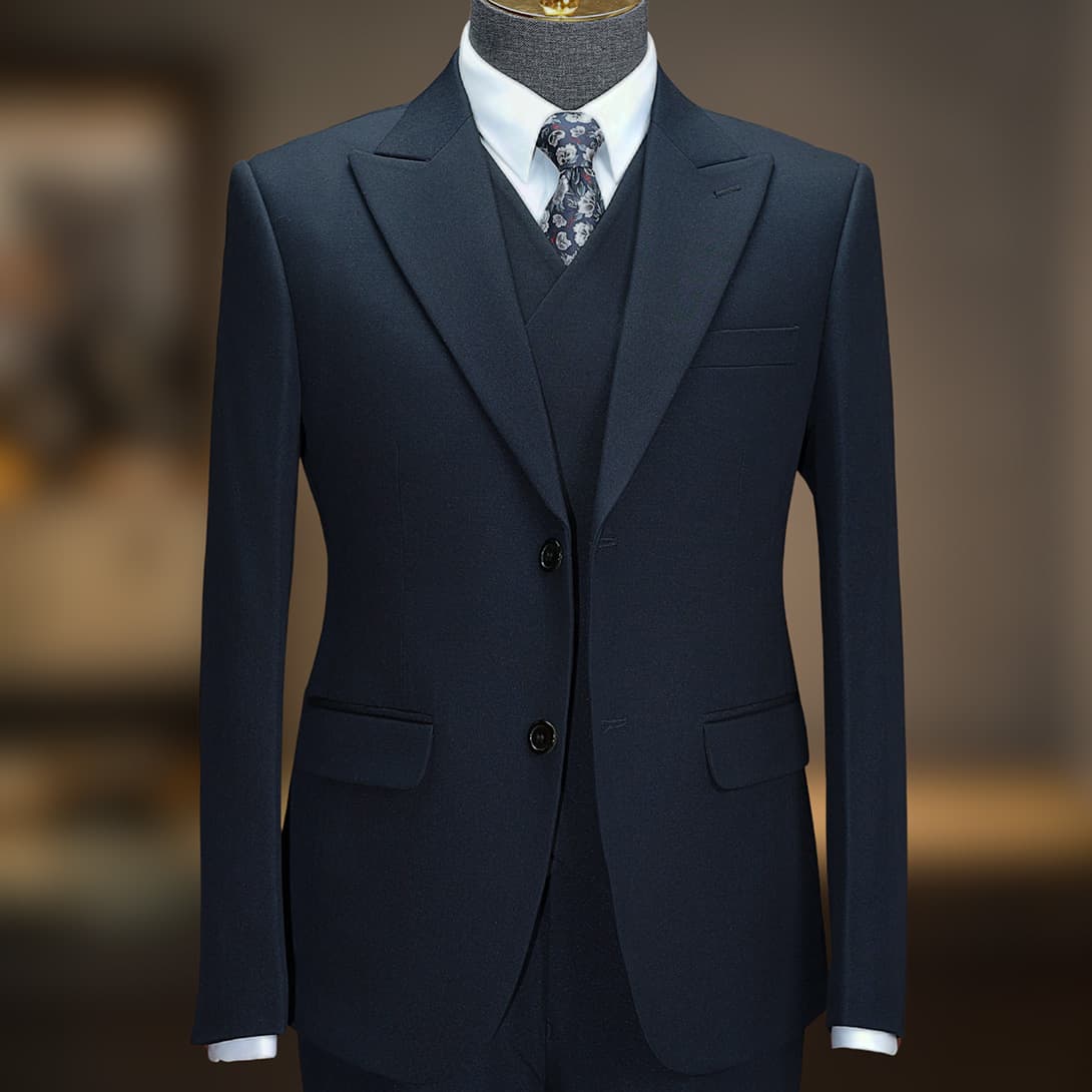 Bộ Vest Xanh Đen 1