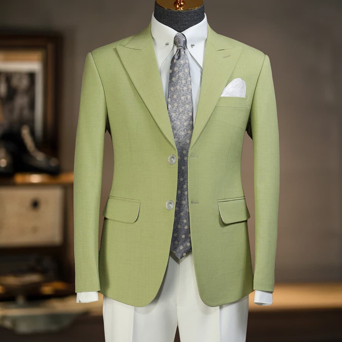 Bộ Vest Xanh Lá Nhạt 1