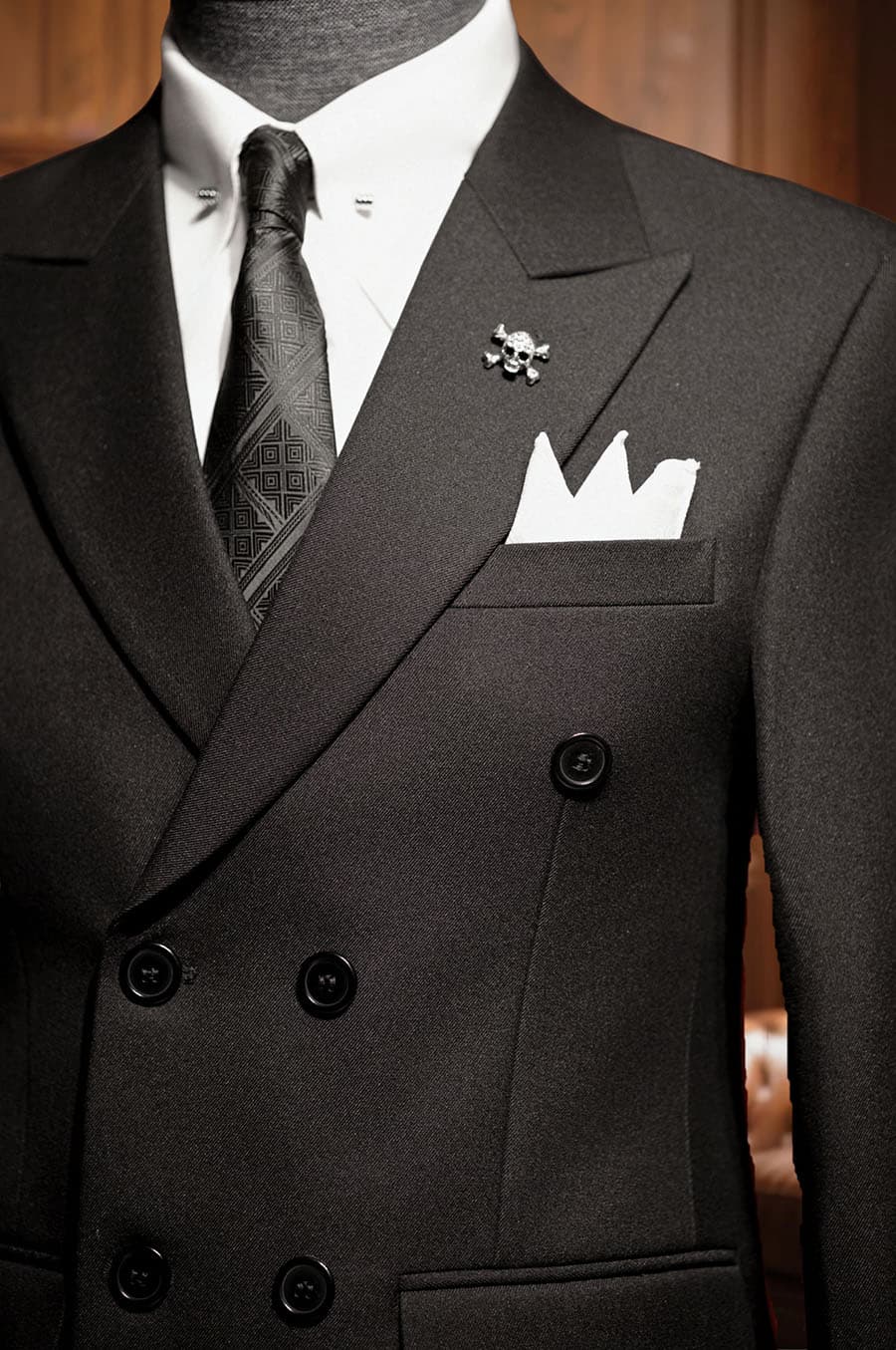 Bộ Vest Đen 6 Cúc 1