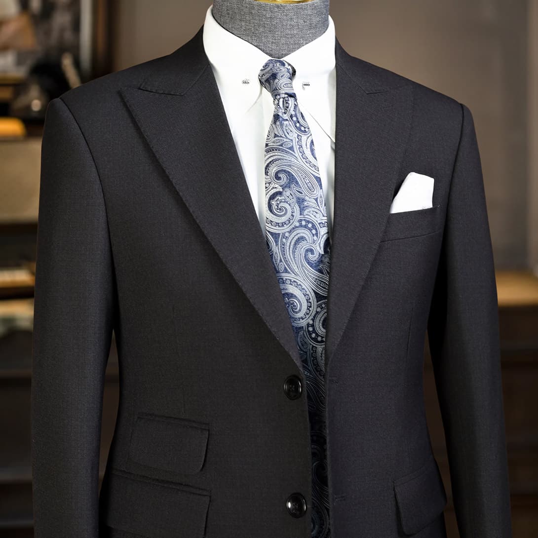 Bộ Vest Đen Kẻ Nhỏ 2