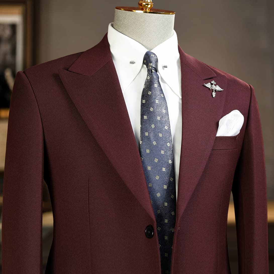 Bộ Vest Đỏ Cherry 2