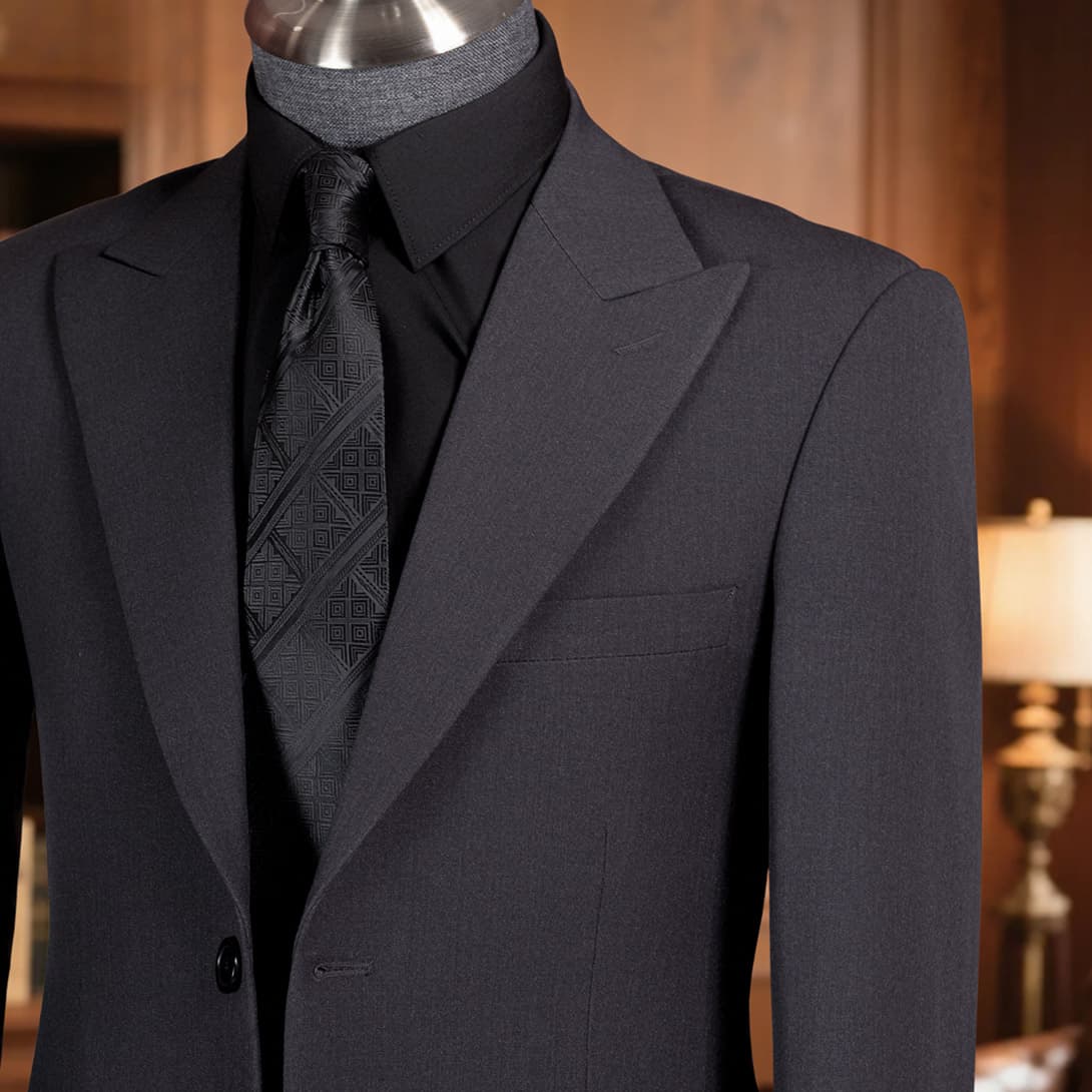 Bộ Vest Xám Đậm 2