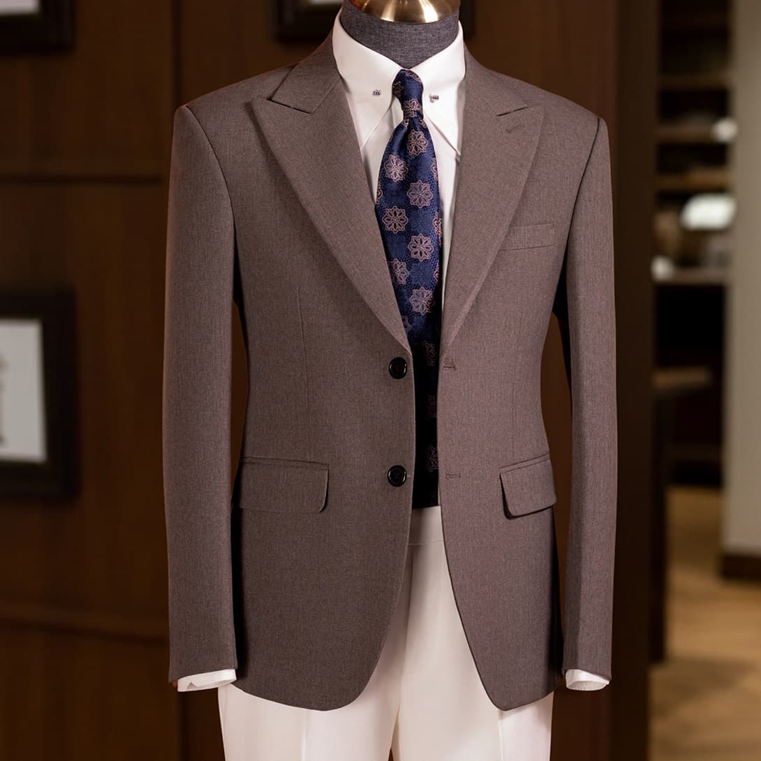 Bộ Vest Xám Nâu 2