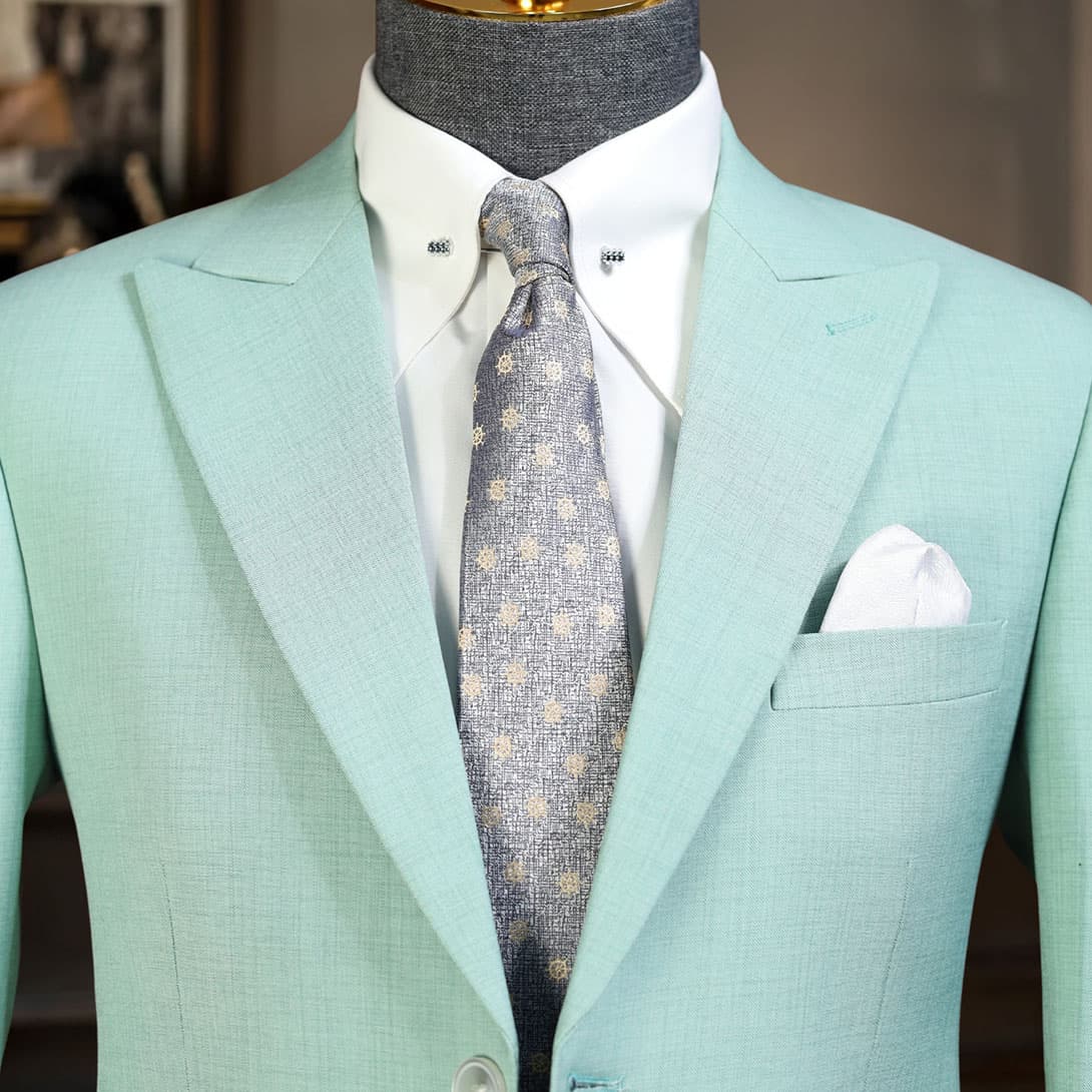 Bộ Vest Xanh Mint 2