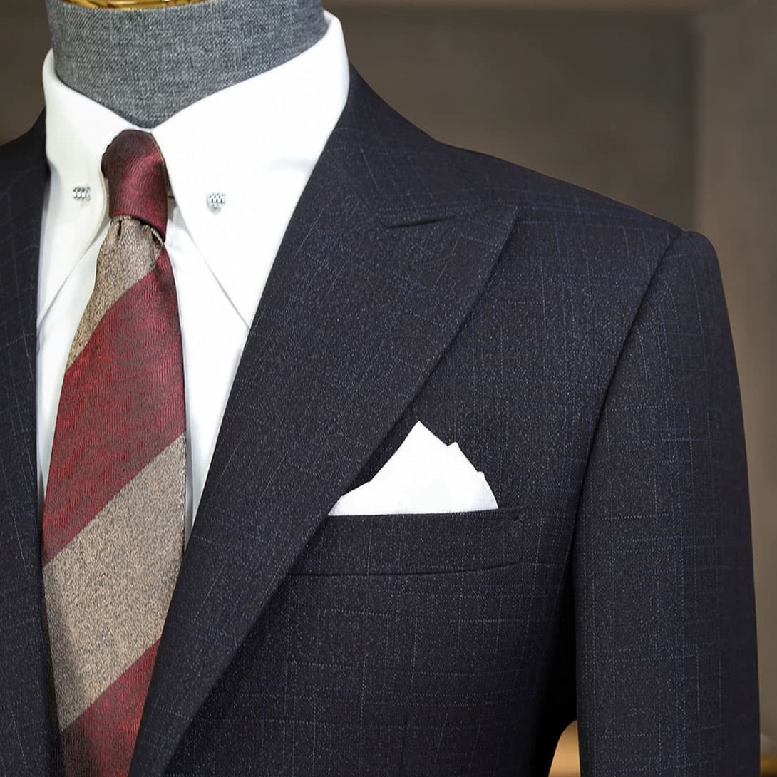 Bộ Vest Đen Kẻ Xước 3