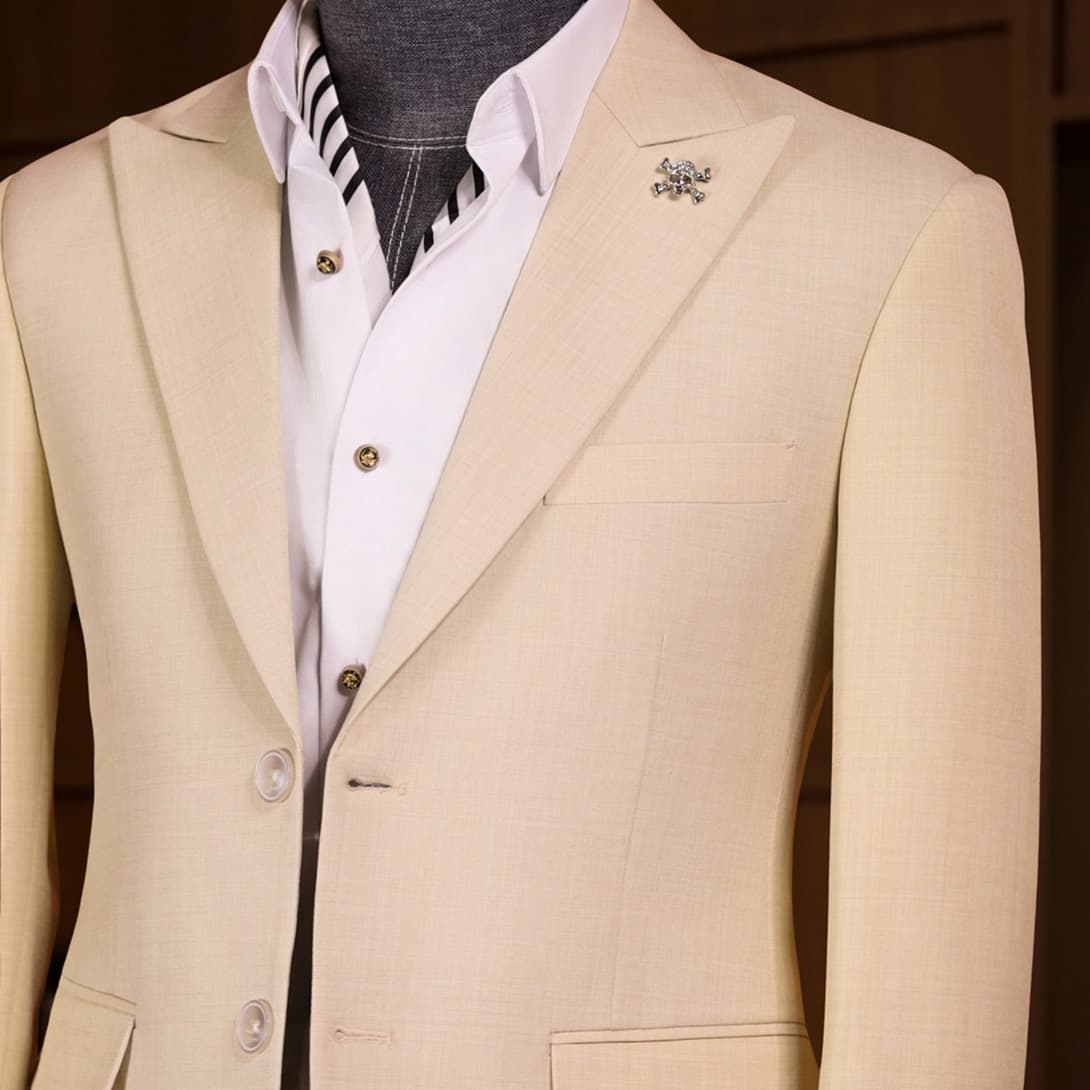 Bộ Vest Kem Sáng 2