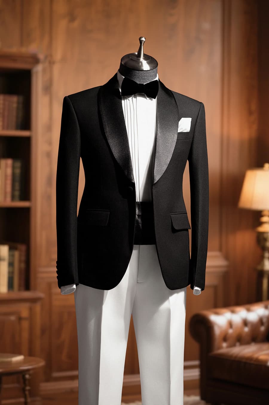 Bộ Vest Đen Sam Tròn 1