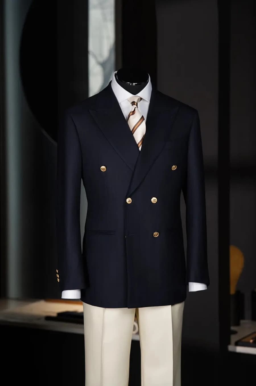 Bộ Vest Xanh Than Cúc Đồng 1