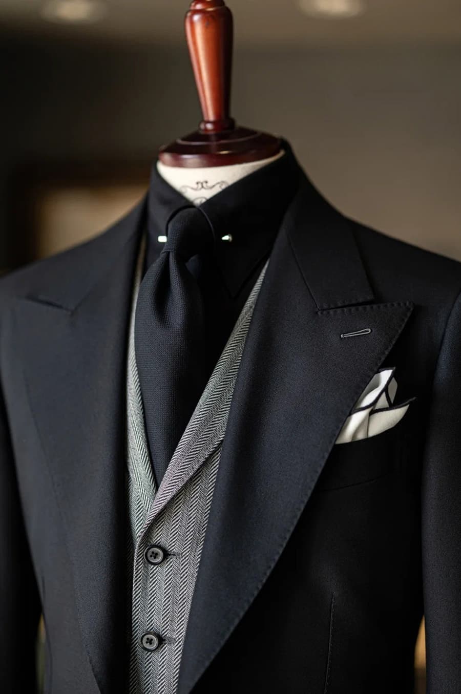 Bộ Vest Đen Ve Ngược 2