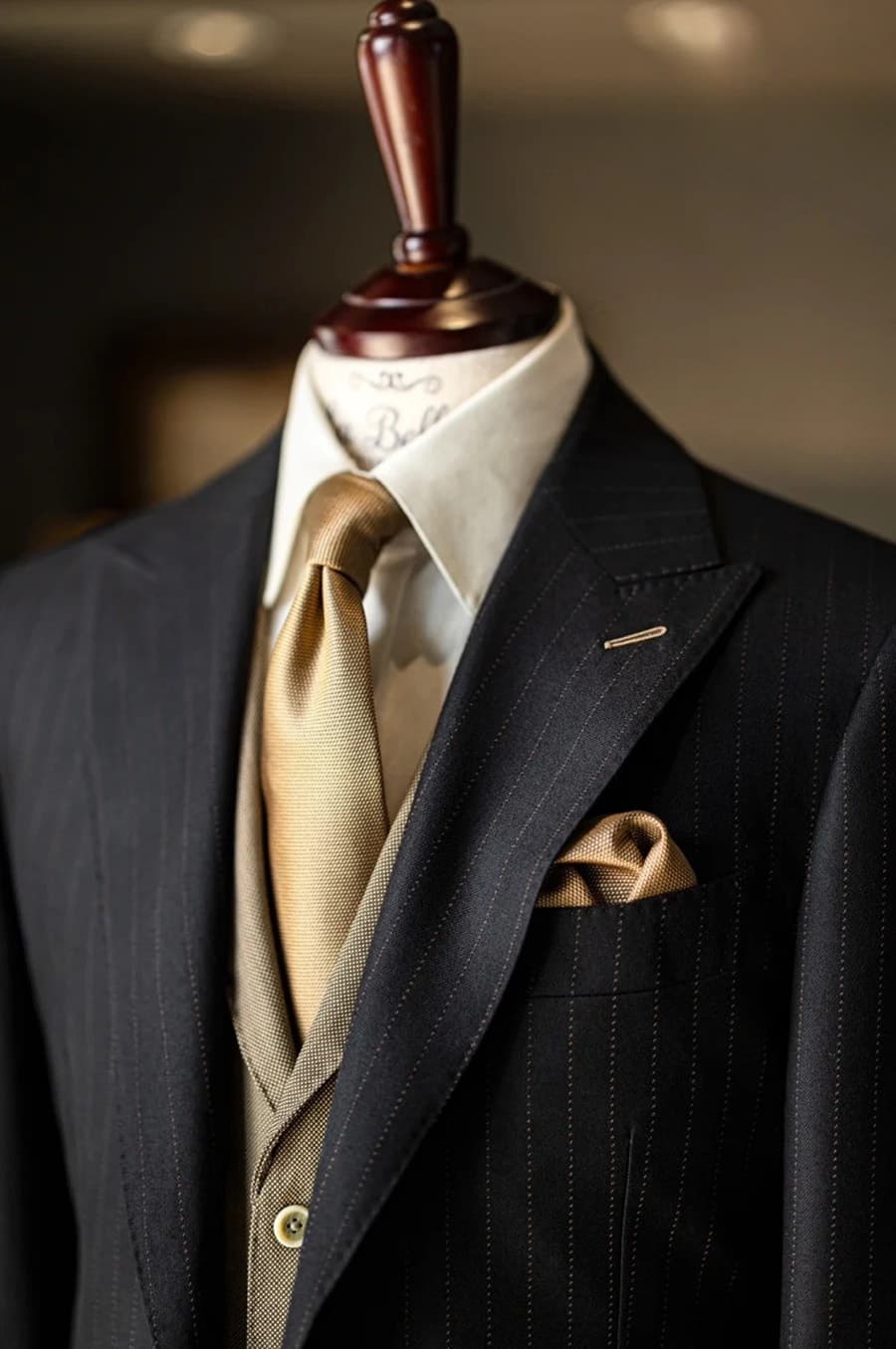 Bộ Vest Đen Kẻ Nhỏ 2