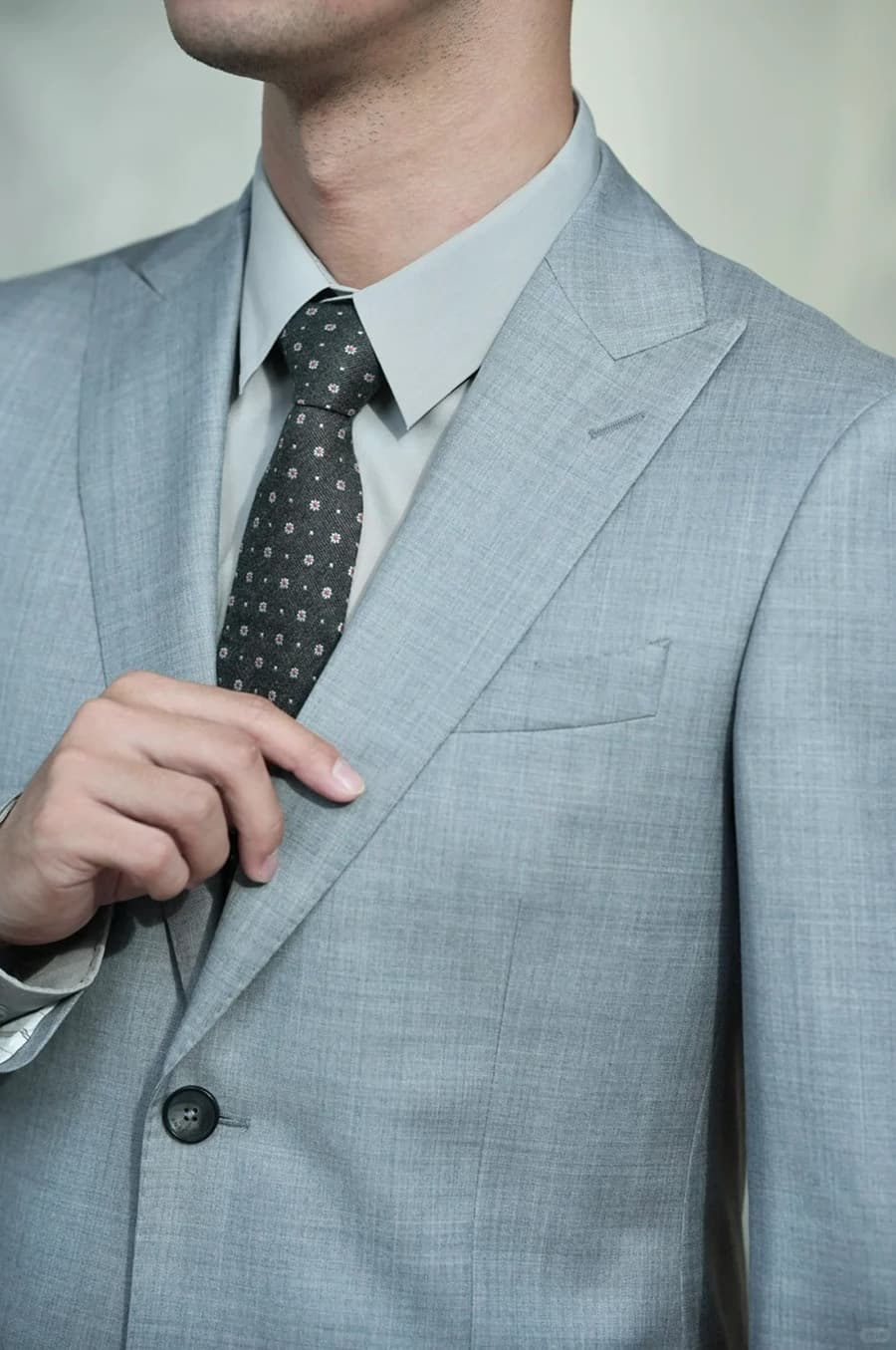 Bộ Vest Xanh Ghi Sáng 4