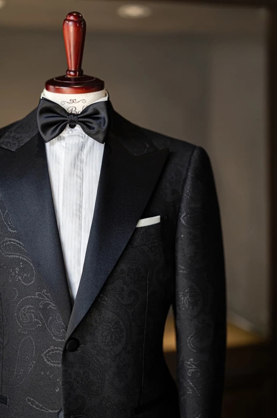 Bộ Vest Đen Sam Họa Tiết 3