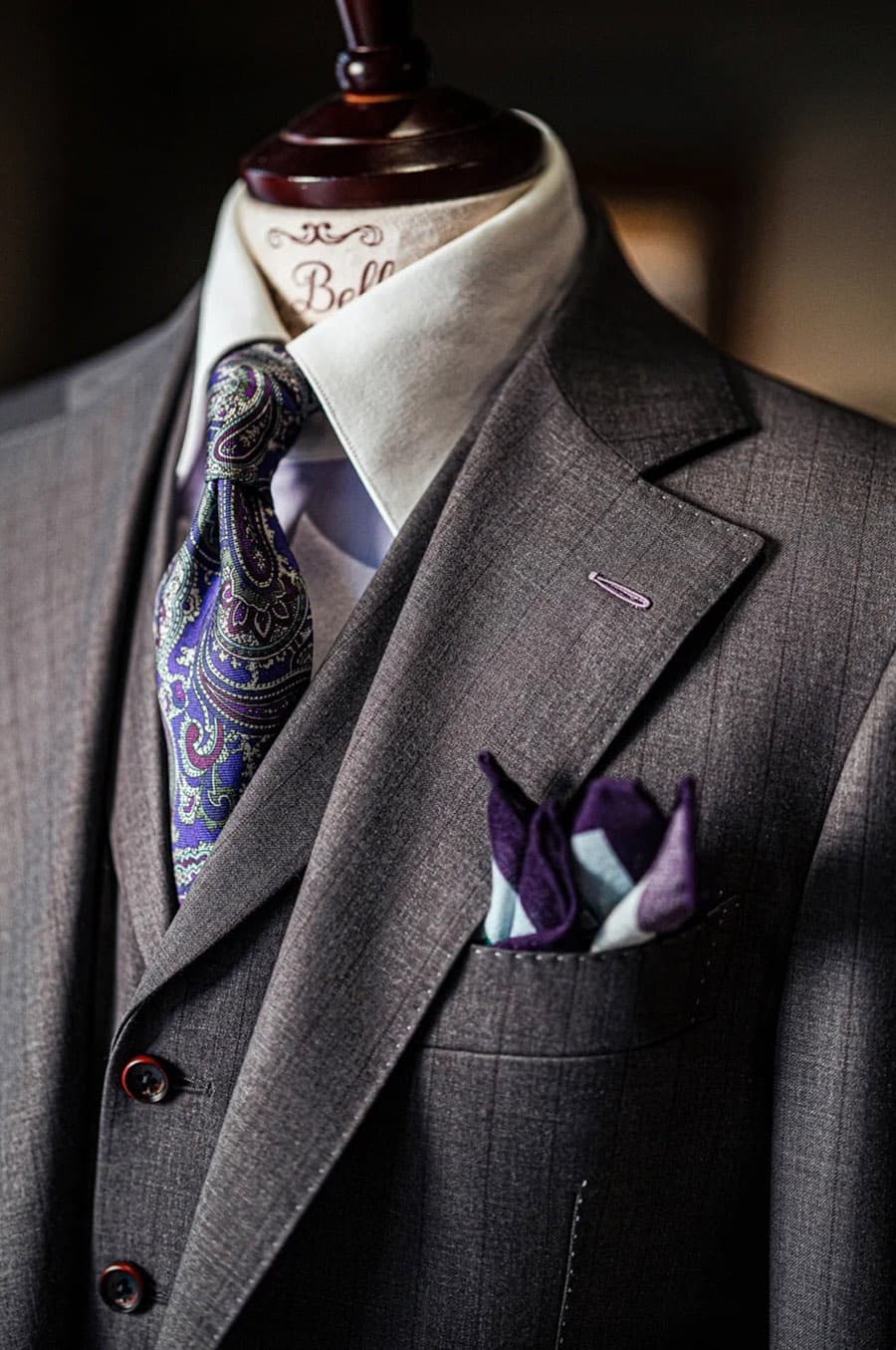 Bộ Vest Xám Xước 3