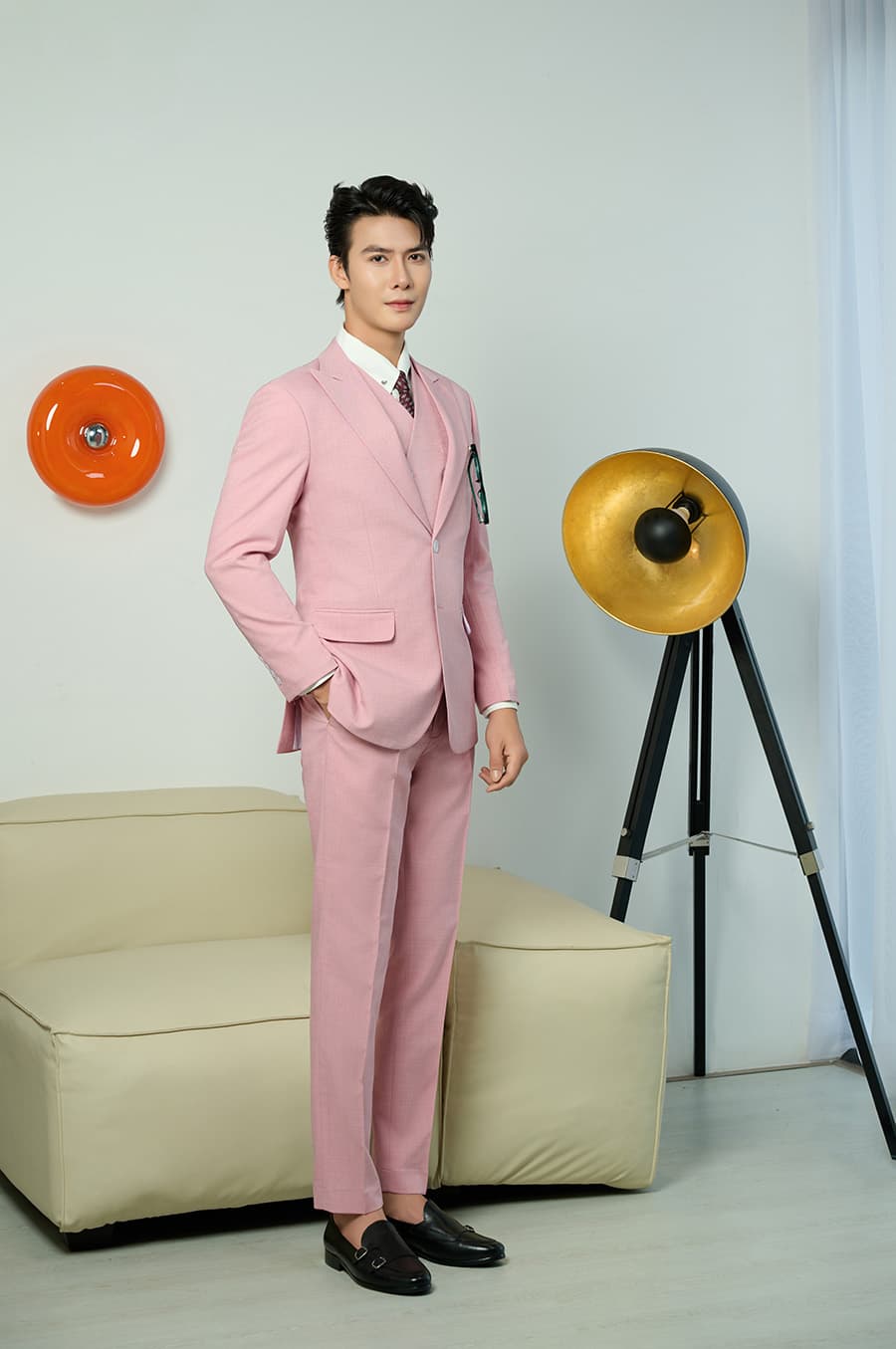 Bộ Vest Hồng 2 Cúc 3