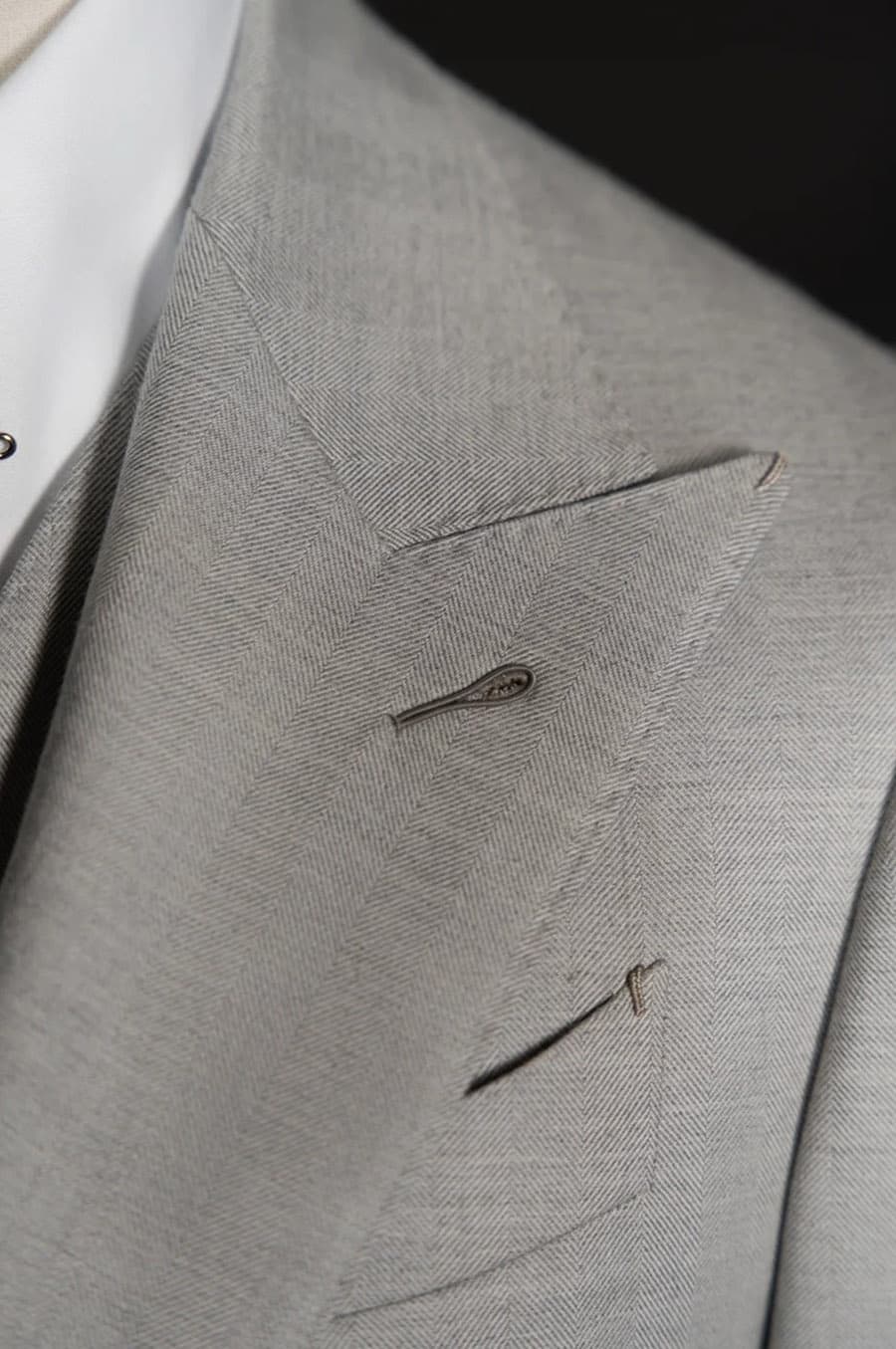 Bộ Vest Xám Ghi Ve Ngược 4