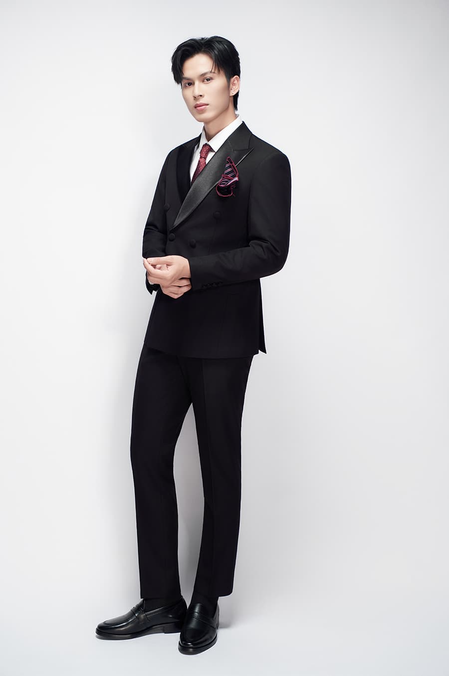 Bộ Vest Đen Sam Nhọn 6 Cúc 3