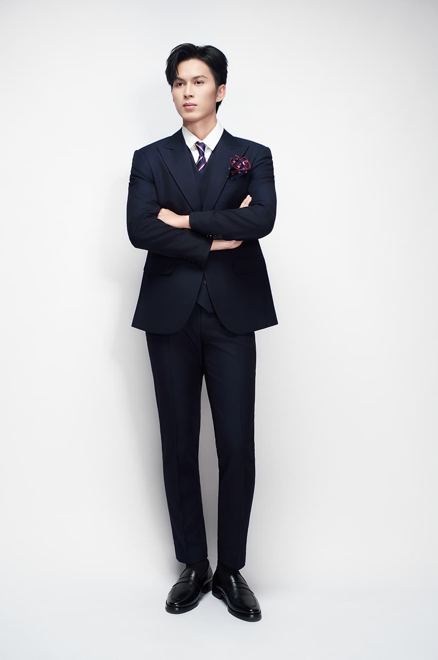 Bộ Vest Xanh Than 3