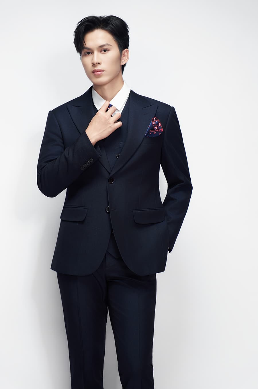 Bộ Vest Xanh Than 2