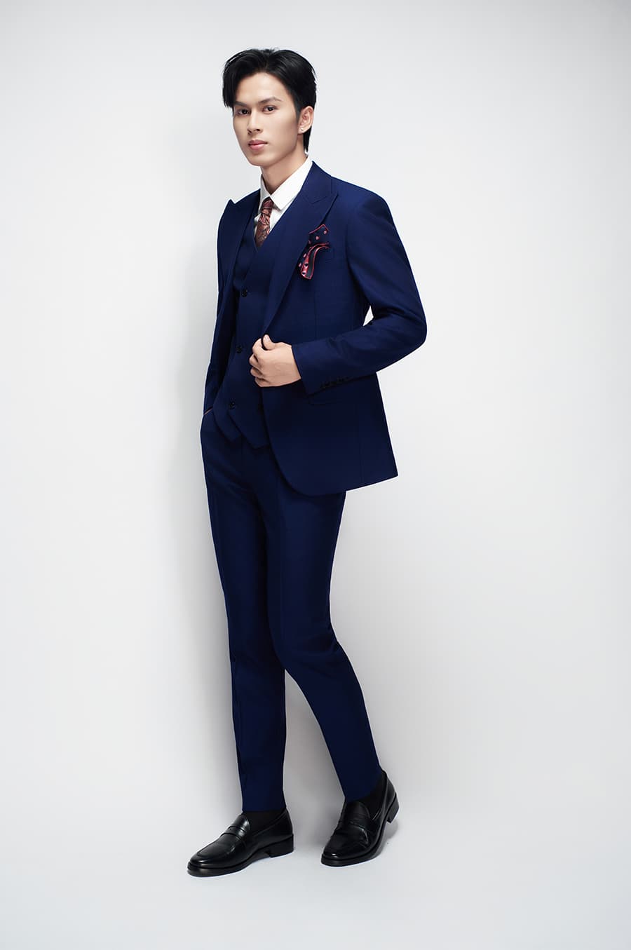 Bộ Vest Xanh Navy Đậm 3