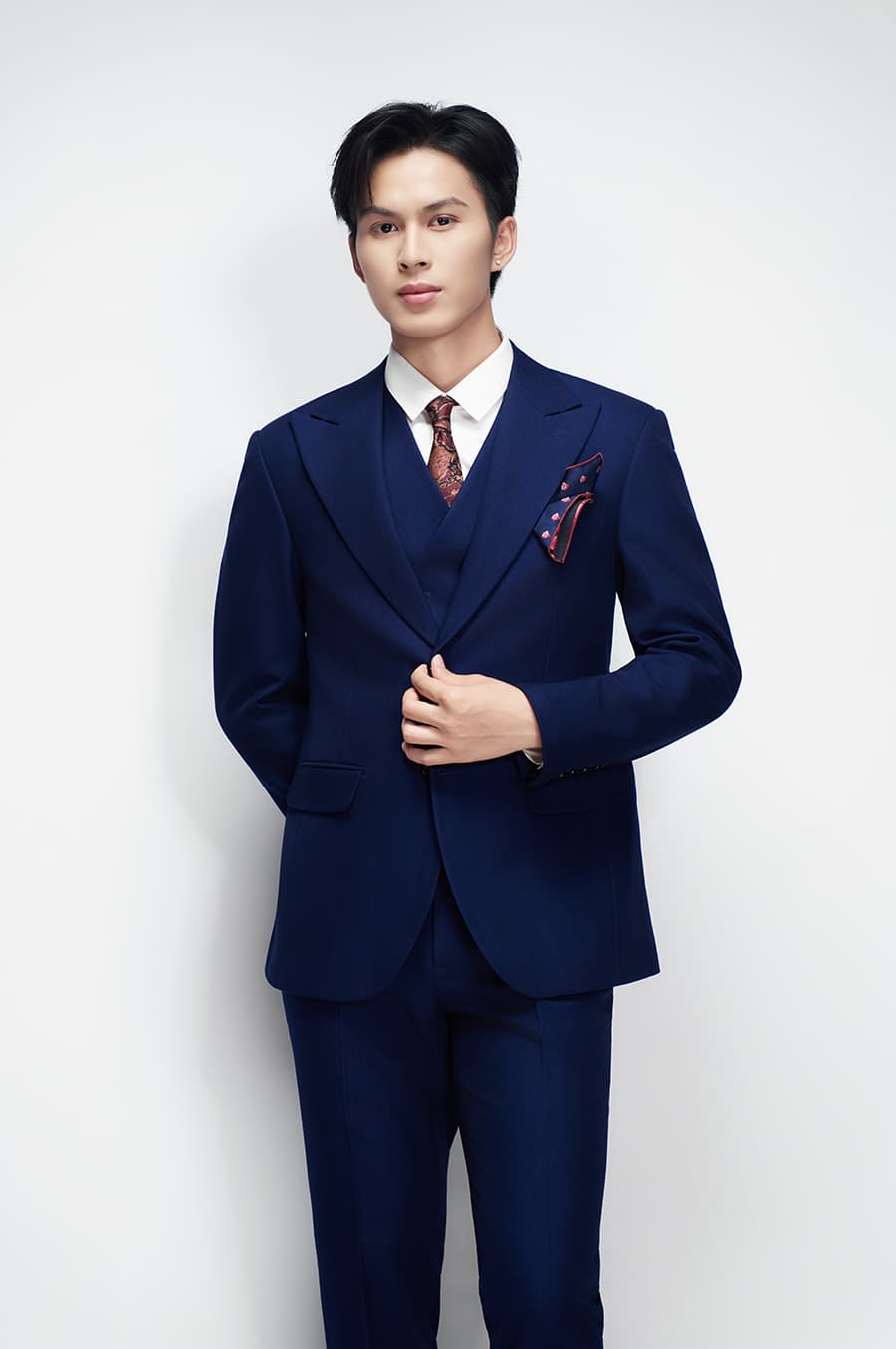 Bộ Vest Xanh Navy Đậm 2