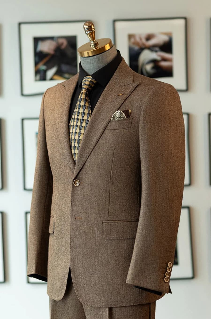 Bộ Vest Nâu Hạt Dẻ Trầm 2