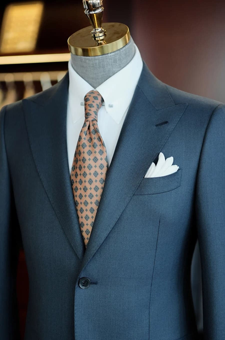 Bộ Vest Xanh Khói Trầm 4