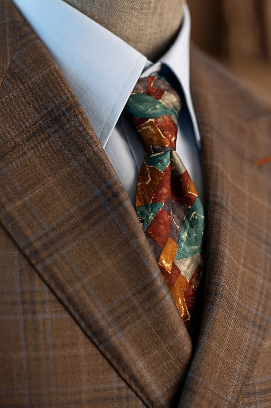 Bộ Vest Caro Nâu Đất 4