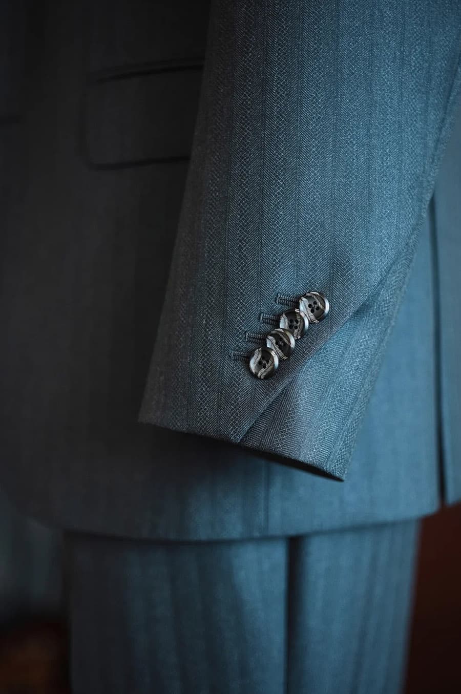 Bộ Vest Xanh Teal Ánh Kim 5