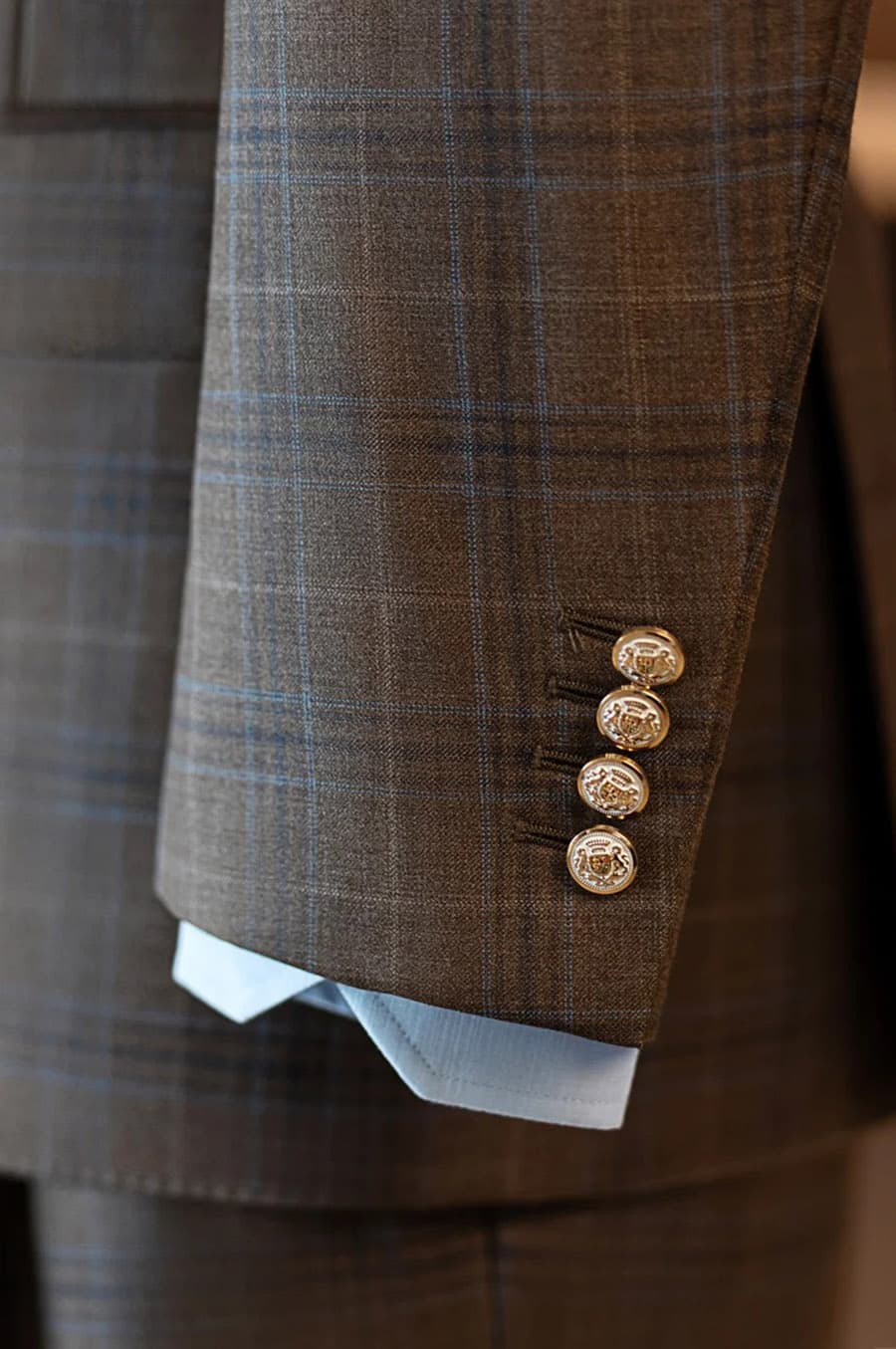 Bộ Vest Caro Nâu Đất 5