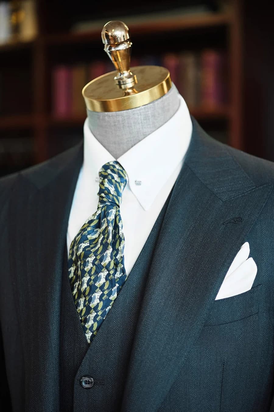 Bộ Vest Xanh Teal Ánh Kim 4