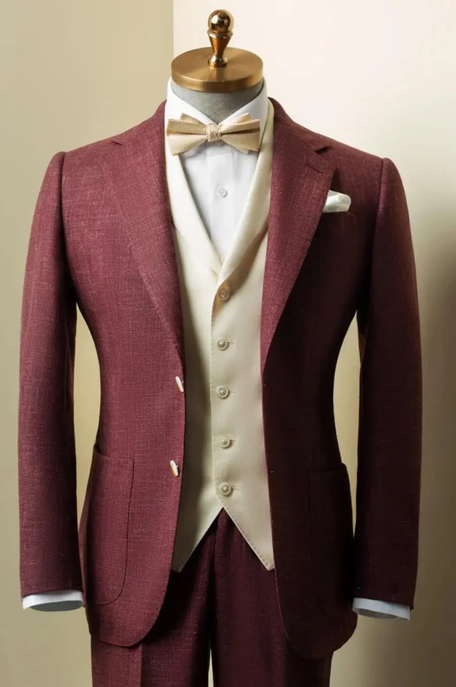 Bộ Vest Đỏ Đô 1