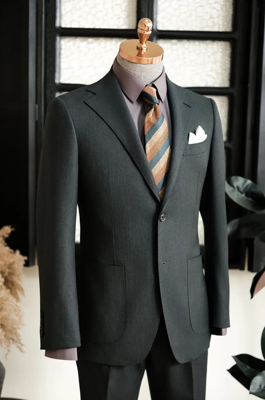 Bộ Vest Xanh Lá Sẫm 2